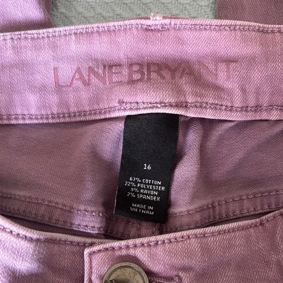 Lane Bryant Women's Purple Jeans - Picture 2 of 6